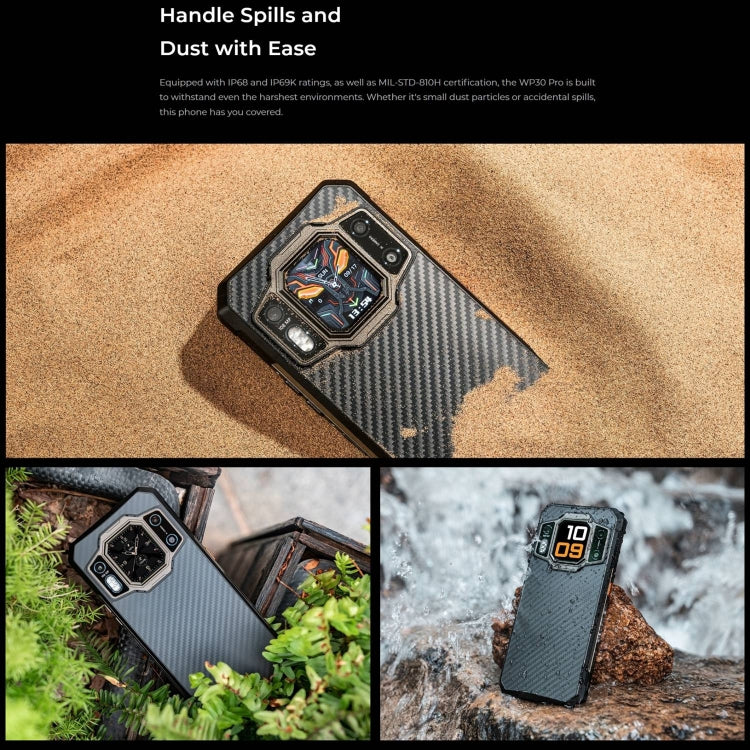 Oukitel WP30 Pro 5G, IP68/IP69K, 108MP Camera, 11000mAh, 6.78 inch + 1.8 inch MediaTek Dimensity 8050 Octa-core 3.0GHz, NFC, OTG, Network: 5G, WP30 Pro 5G 12GB+512GB Oukitel WP30 Pro 5G, IP68/IP69K, 108MP Camera, 11000mAh, 6.78 inch + 1.8 inch MediaTek Dimensity 8050 Octa-core 3.0GHz, NFC, OTG, Network: 5G, WP30 Pro 5G 12GB+512GB